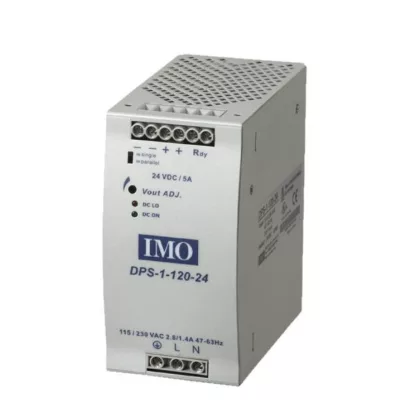   IMO Kapcsolóüzemű tápegység 5A, 90-265V AC, 24V DC, 120W