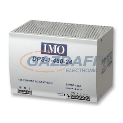   IMO Kapcsolóüzemű tápegység 20A, 90-265V AC, 24V DC, 480W