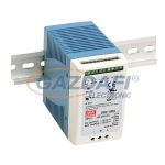   Mean Well DRC-100A Kétkimenetes sínre pattintható tápegység és akkumulátor töltő, 100 W