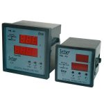   TRACON DTT-1-72 Digitális amper és voltmérő állítható áramváltó áttétellel 72×72mm, 500V AC, 0-9500/5A AC