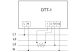 TRACON DTT-1-72 Digitális amper és voltmérő állítható áramváltó áttétellel 72×72mm, 500V AC, 0-9500/5A AC