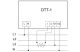 TRACON DTT-1-72 Digitális amper és voltmérő állítható áramváltó áttétellel 72×72mm, 500V AC, 0-9500/5A AC