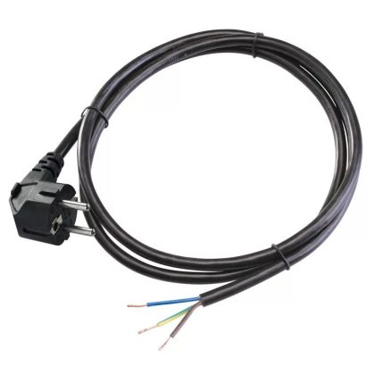 TRACON DVK3X0-75 Cablu conectare cu stecher negru
