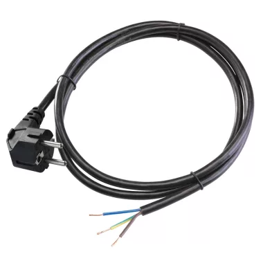 TRACON DVK3X1-0 Cablu de conectare cu stecher negru