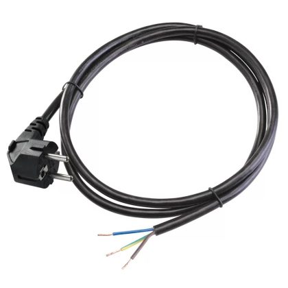 TRACON DVK3X1-0 Cablu de conectare cu stecher negru