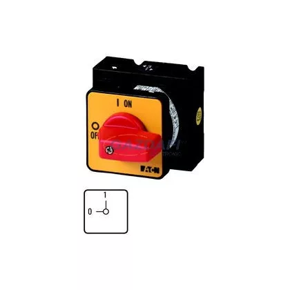   EATON 016318 T3-1-102/E-RT Be-Ki kapcsoló VÉSZ-KI 2p 32A beépíthető