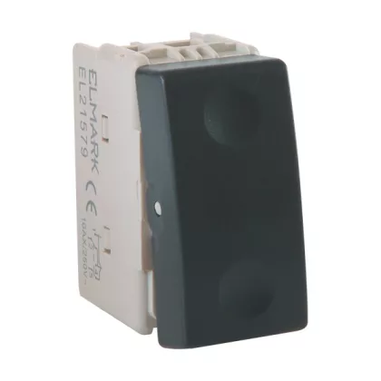   ELMARK "Life style" süllyesztett egypólusú kapcsoló, sötétszürke