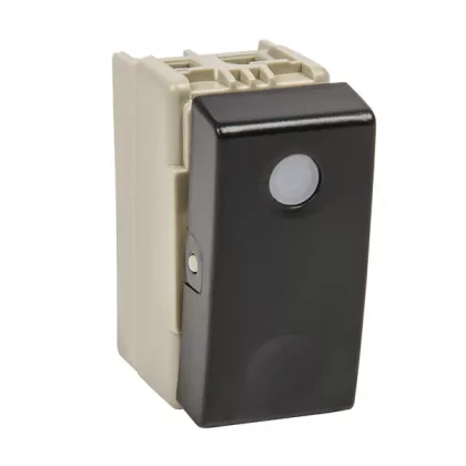   ELMARK "Life style" süllyesztett kétpólusú kapcsoló jelzfénnyel, sötétszürke