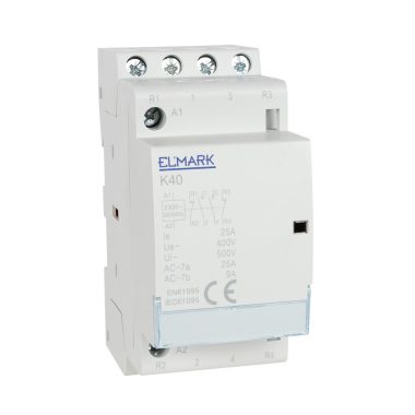ELMARK Moduláris mágneskapcsoló, K40, 25A, 230V, 2Z+2NY