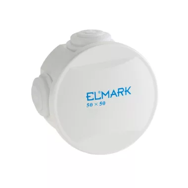 ELMARK E-8070 FALON KÍVÜLI VÍZÁLLÓ KÖTDOBOZ, d=50mm, IP44
