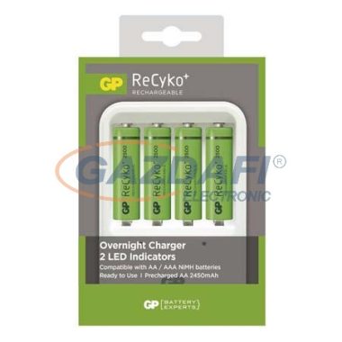 GP B0042 GP TÖLTŐ PB420 +4× AA REC 2500 (B0042)