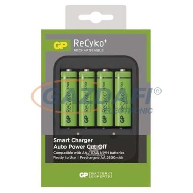 GP B0057 GP TÖLTŐ PB570 + 4× AA RECYKO (B0057)