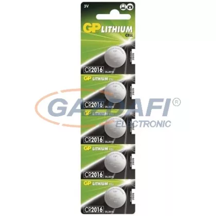GP B1516 GP GOMBELEM CR2016 5db/bliszter (B1516)