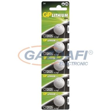 GP B1525 GP GOMBELEM CR2025 5db/bliszter (B1525)