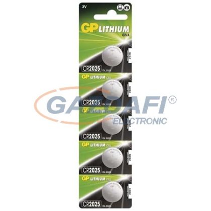GP B1525 GP GOMBELEM CR2025 5db/bliszter (B1525)