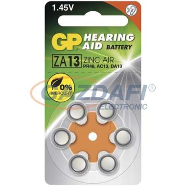 GP B3513 ELEM HALLÓKÉSZÜLÉKEKBE ZA13 6db/bliszter