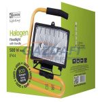 EMOS G3201 HALOGÉN REFLEKTOR 500W ,TARTÓVAL, FEKETE