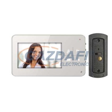 EMOS H1134 VIDEÓ KAPUTELEFON 4,3"SZ. FEH. (H1134)