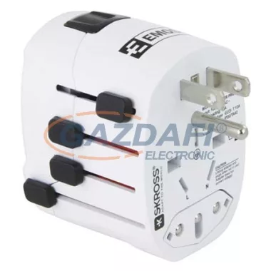 EMOS P0056 UTAZÓ ADAPTER P0056 FEHÉR (P0056) EMOS P0056 UTAZÓ ADAPTER P0056 FEHÉR (P0056)