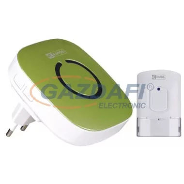 EMOS P5718G VEZETÉK NÉLKÜLI CSENGŐ AC P5718 ZÖLD EMOS P5718G VEZETÉK NÉLKÜLI CSENGŐ AC P5718 ZÖLD