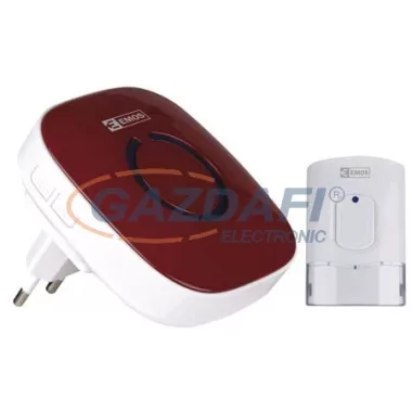 EMOS P5718R VEZETÉK NÉLKÜLI CSENGŐ AC P5718 PIROS EMOS P5718R VEZETÉK NÉLKÜLI CSENGŐ AC P5718 PIROS