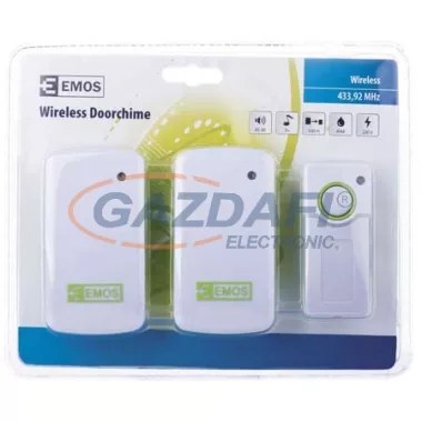EMOS P5742 VEZETÉK NÉLKÜLI CSENGŐ AC EMOS P5742 VEZETÉK NÉLKÜLI CSENGŐ AC
