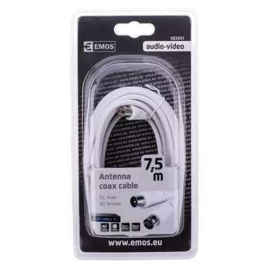 EMOS SB3007 ANTENNA KOAX KÁBEL 7,5M (SB3007)