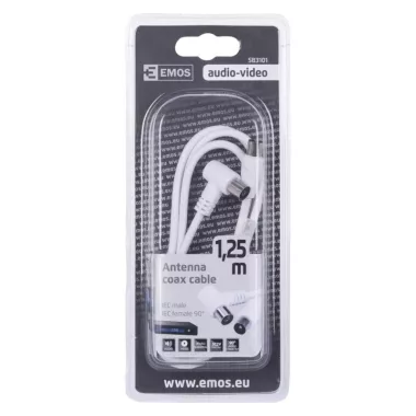 EMOS SB3101 CABLU ANTENA COAXIAL 90 ° 1.25M (SB3101)