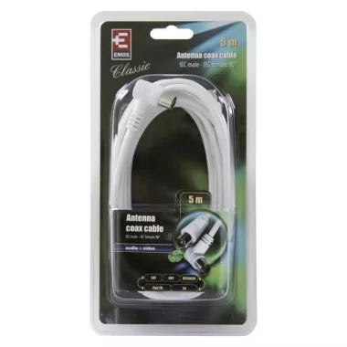  EMOS SB3105 CABLU ANTENA COAXIAL  90 ° 5M (SB3105)