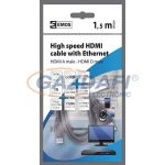 EMOS SD1201 HDMI+ETHERNET A/M-D/M CSATLAKOZÓ KÁBEL 1,5M