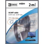 EMOS SD2002 SCART/M-SCART/M CSATLAKOZÓ KÁBEL 2M