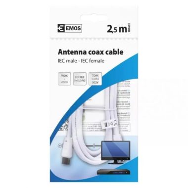 EMOS SD3002 CABLU ANTENA COAX  2.5M (SD3002)