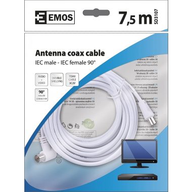 EMOS SD3007 CABLU ANTENA COAXIAL 7.5M (SD3007)