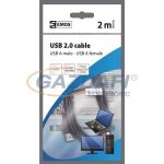 EMOS SD7102 USB 2.0 A/M-A/F CSATLAKOZÓ KÁBEL 2M