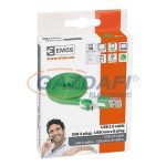   EMOS SM7001G USB 2.0 A/M-MICRO B/M 1M ZÖLD CSATLAKOZÓ KÁBEL