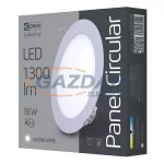 EMOS ZD1242 LED PANEL SÜLLYESZTETT KÖR 18W IP20 NW