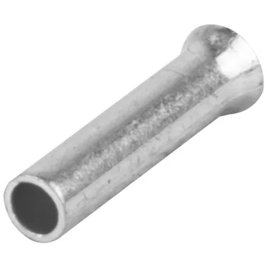 TRACON E01NR6 Szigeteletlen érvéghüvely, ónozott elektrolitréz 0,5mm2, L=6mm