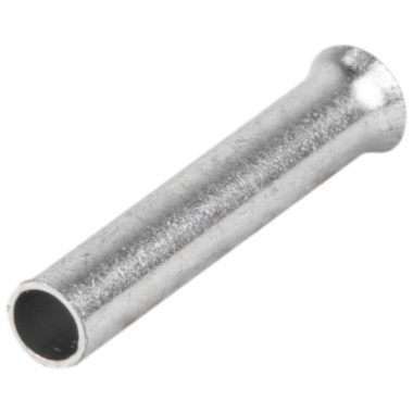 TRACON E03N Szigeteletlen érvéghüvely, ónozott elektrolitréz 1mm2, L=10mm