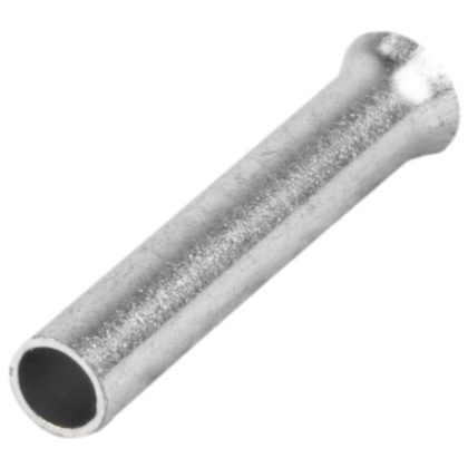 TRACON E06NR Szigeteletlen érvéghüvely, ónozott elektrolitréz 4mm2, L=9mm