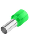 TRACON E126 Szigetelt (PA6.6) érvéghüvely, ónozott elektrolitréz, zöld 16mm2, L=22,2mm