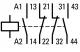 EATON 010138 Segédkontaktor 6A AC-15, 2z 2ny érintkezõ, Uc=240V/50Hz