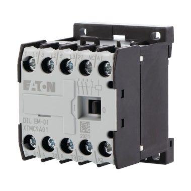 EATON 051798 Contactor, 415 V 50 Hz, 480 V 60 Hz, 3 pole, 380 V 400 V, 4 kW, Contacts N/C = Normally closed= 1 NC, Screw terminals, AC operation