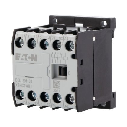 EATON 051798 Contactor, 415 V 50 Hz, 480 V 60 Hz, 3 pole, 380 V 400 V, 4 kW, Contacts N/C = Normally closed= 1 NC, Screw terminals, AC operation