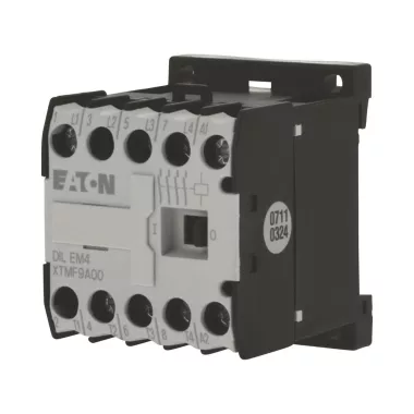 EATON 051803 Contactor, 220 V 50 Hz, 240 V 60 Hz, 4 pole, 380 V 400 V, 4 kW, Screw terminals, AC operation