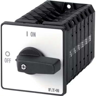 EATON 091847 Multi-speed switches, T5B, 63 A, flush mounting, 6 contact unit(s), Contacts: 11, 60 °, maintained, With 0 (Off) position, 0-Y-D-2, Design number 103