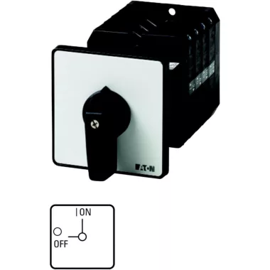 EATON 096122 On-Off switch, 6 pole + 1 N/O + 1 N/C, 100 A, 90 °, rear mounting