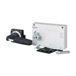   EATON 100678 Működtető fogantyú ajtócsatlakozóval, fekete/szürke, ajtózár, zárható, NZM4, UL szabvány