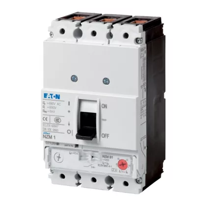   EATON 102907 Megszakító, 3-pólus, túlterh.kioldó nélkül, Icu=25kA, In=2A, UL szabv.