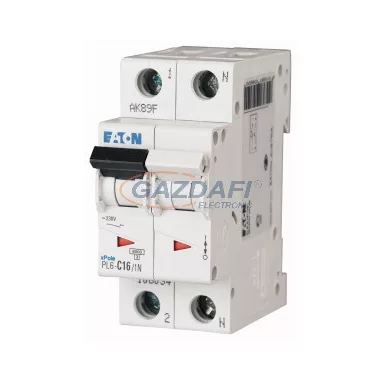 EATON 106028 Kismegszakító, 6kA 1 pólus+nulla