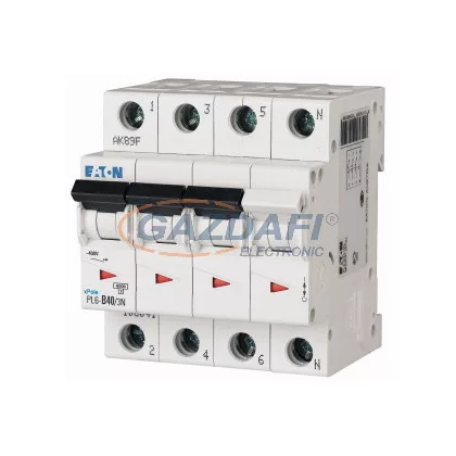 EATON 106041 Kismegszakító, 6kA 3 pólus+nulla